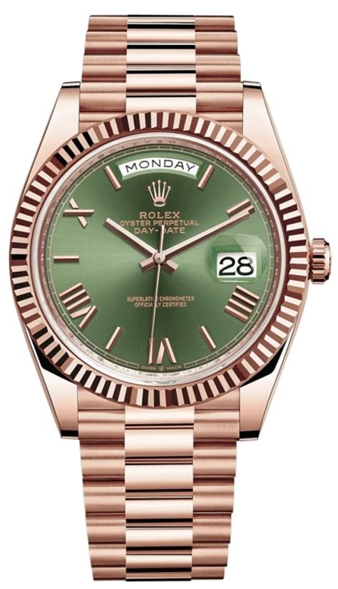 rolex olive green dials